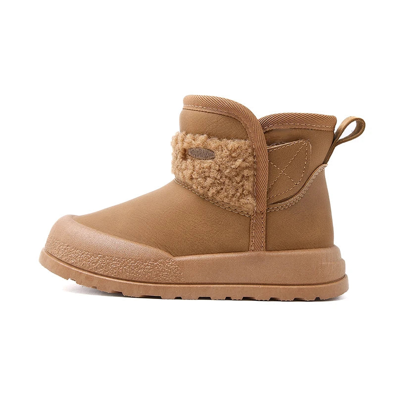 Kids’ Casual Snow Shoes with Plush Fur Accents