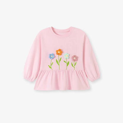 Kids Girls Cartoon Design Tops and Leggings Set