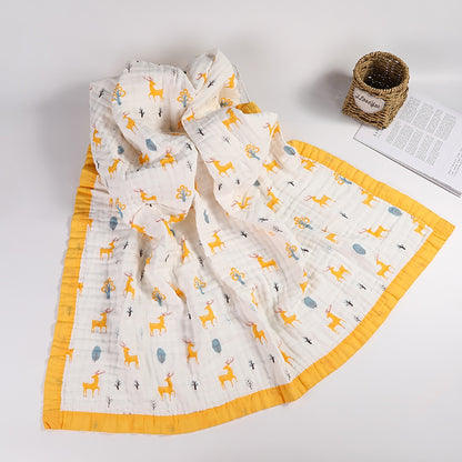 6 Layers 100% Cotton Breathable Newborn Swaddle childrensterritory