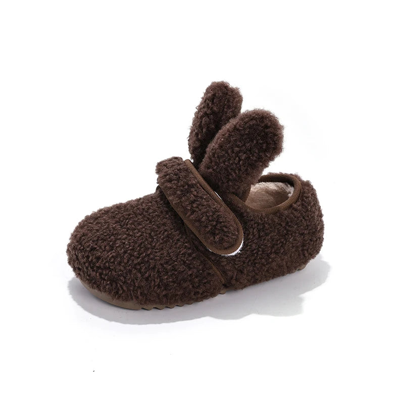 Kids' Solid Colour Soft Warm Casual Shoes childrensterritory
