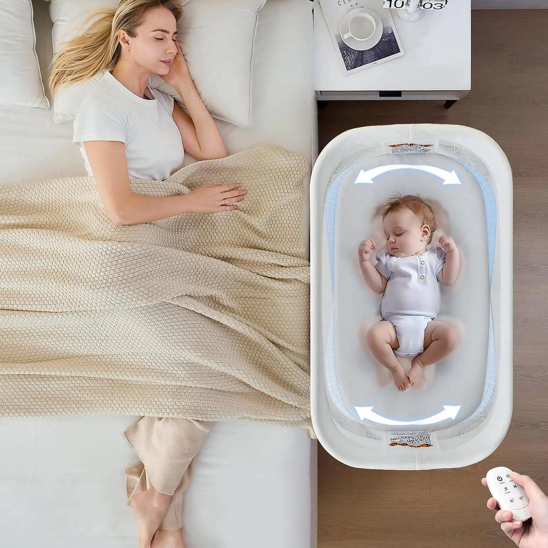Smart Electric and Musical Rocking Bassinet for Baby childrensterritory