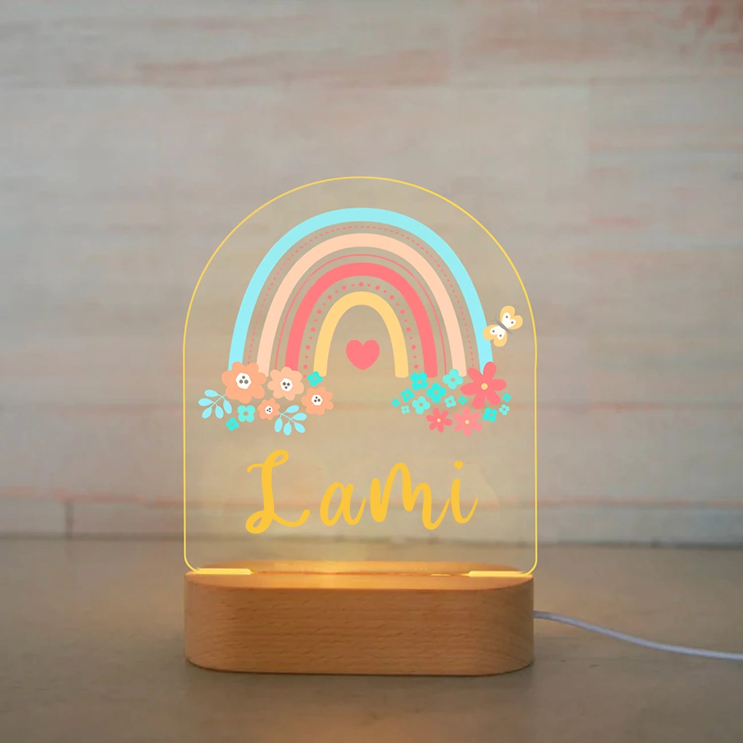 Personalized Cartoon Animal Design Night Light for Kids Room childrensterritory