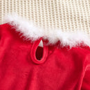 Girls' Round Neck Long Sleeves Christmas Dresses childrensterritory