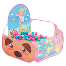120cm Portable Baby Ball Pool with Basketball Hoop Playpen