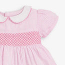 Pink Cute Cartoon Print Summer Dresses For Girls childrensterritory