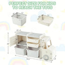 Car Design Kids Enclosed Toy Storage Organizer for Playroom childrensterritory
