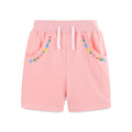 Flowers Embroidered Little Girls Cotton Soft Short Pants childrensterritory