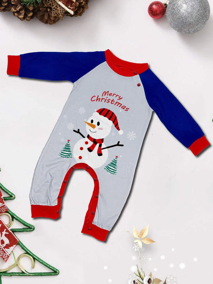 Long Sleeves Christmas Print Family Matching Clothing Set