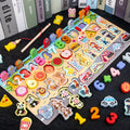 Kids Wooden Numbers Shapes Matching Montessori Toys childrensterritory