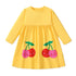 Long Sleeves Unicorn Print Casual Dresses For Girls childrensterritory