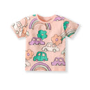 Cartoon Ladybug Design Little Girls Cotton Tops Tees