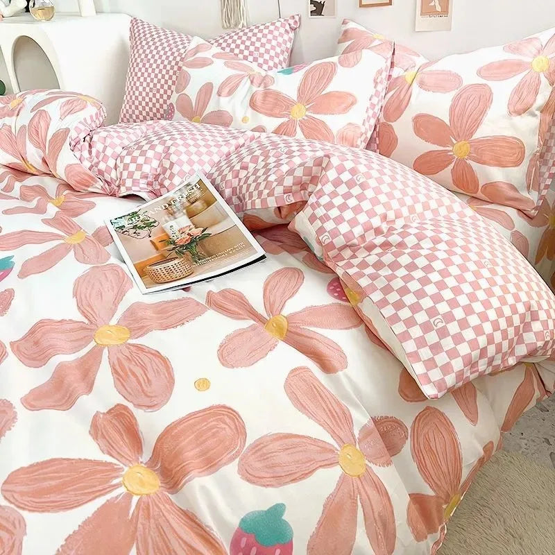 Kids’ Cartoon Pattern Bed Linen Set childrensterritory