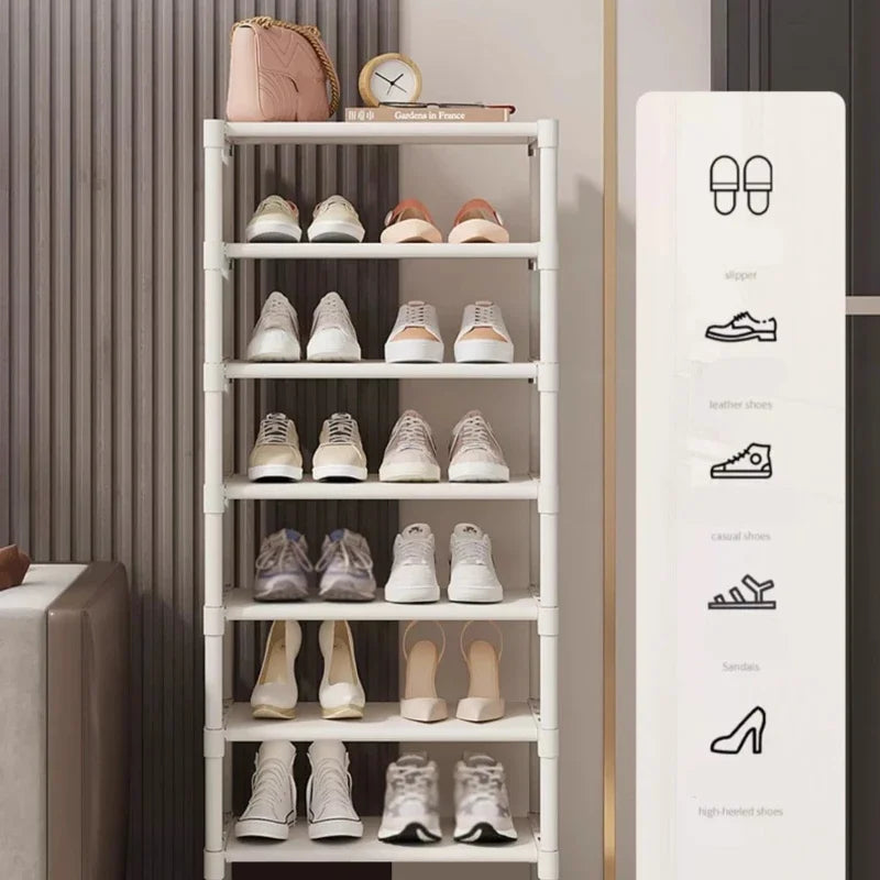 5 to 7-Layer Space-Saving Shoe Cabinet Shoe Organizer childrensterritory