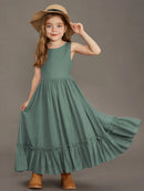 Kids Girls' Easy-to-Wear Cotton Summer Dress childrensterritory