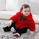Baby Girls' Long Sleeves Collar Design Warm Jacket childrensterritory