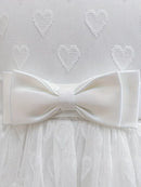 Girls' Elegant Bow Design Lace Party Dresses childrensterritory