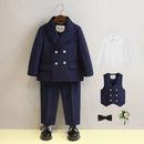 Kids Blazer Vest Pants Formal/Wedding Clothes Set