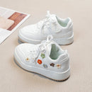 Girls' Flower Design Soft Sole Casual Shoes childrensterritory