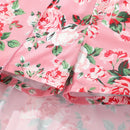 Little Girl Cute Floral Print Top with Skirt Pants Party Set childrensterritory
