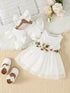 Sweet Lace Mesh Sleeveless Dress for Newborn Baby Girls childrensterritory