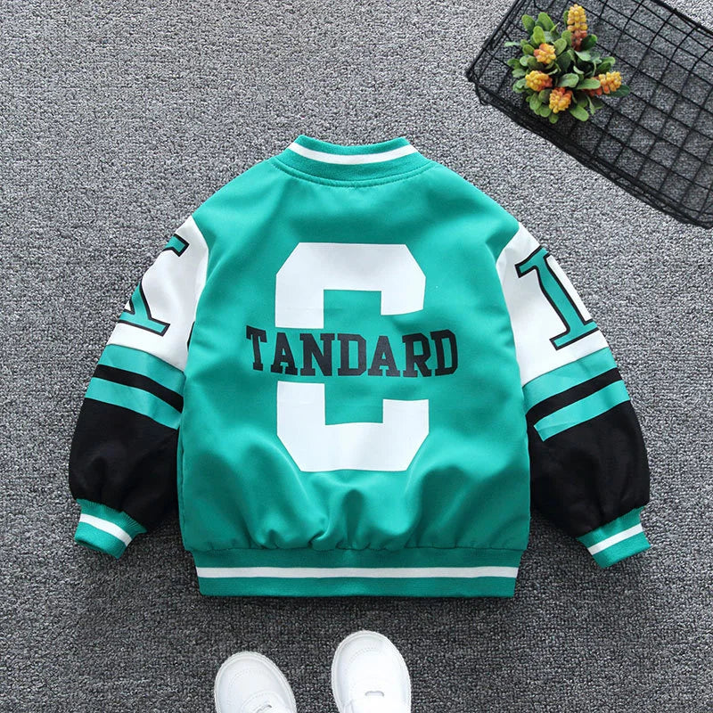 Kids' Long-Sleeved Stylish Winter Jacket