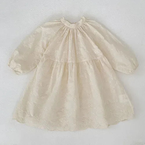 Baby Kids Long Sleeves Lace Design Christmas Party Costumes