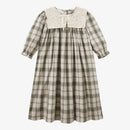 Kids' Grid and Floral Design Family Matching Cotton Clothes Sets childrensterritory