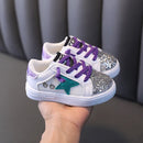 Kids Girls Soft Soled Casual Bling Sneakers/Shoe childrensterritory