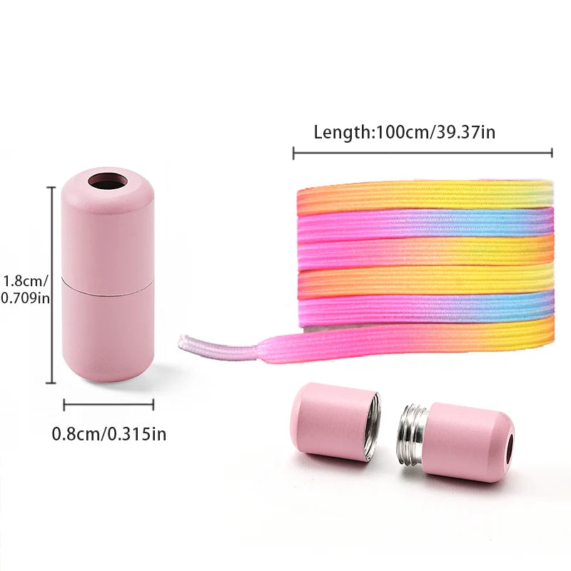 Pearl Light Design Colorful Buckle Shoelaces for Kids Shoes childrensterritory