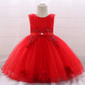 Beaded Sequined First Birthday Party Dresses for Baby Girls childrensterritory