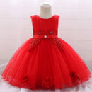 Beaded Sequined First Birthday Party Dresses for Baby Girls childrensterritory