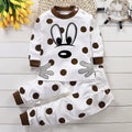 Kids Cartoon Print Casual Winter Clothing Set childrensterritory