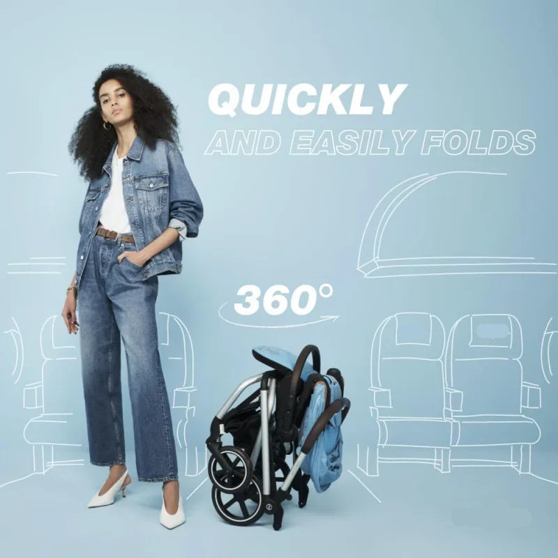 Car Seat-Compatible Rotatable Infant Stroller childrensterritory