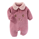 Newborn Baby Collar Design Soft Winter Bodysuit childrensterritory