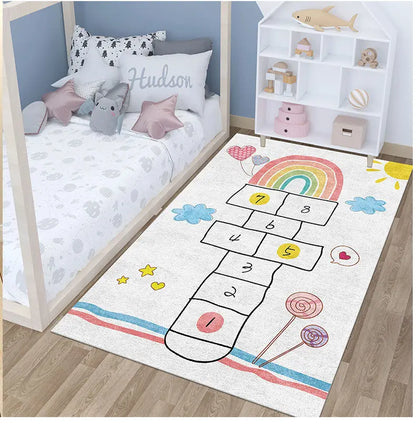 Cartoon Design Learning Kids Room Carpet for Crawling Jumping childrensterritory