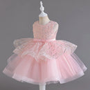Kids Girls Sequins Design Tutu Wedding Party Dresses childrensterritory