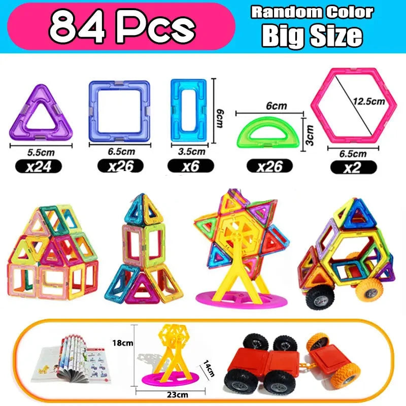 Big Size Magnetic Building Block Toys for Kids childrensterritory