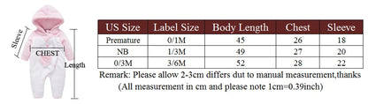 Baby Kids Long Sleeves Soft Warm Rompers childrensterritory