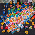 Kids Wooden Numbers Shapes Matching Montessori Toys childrensterritory