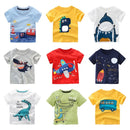 Cartoon Design Soft Cotton Summer Tees/T-shirts for Kids childrensterritory
