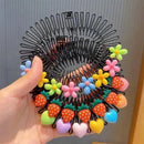 Cute 3Pcs Colorful Broken Headband Hair Clips for Girls childrensterritory