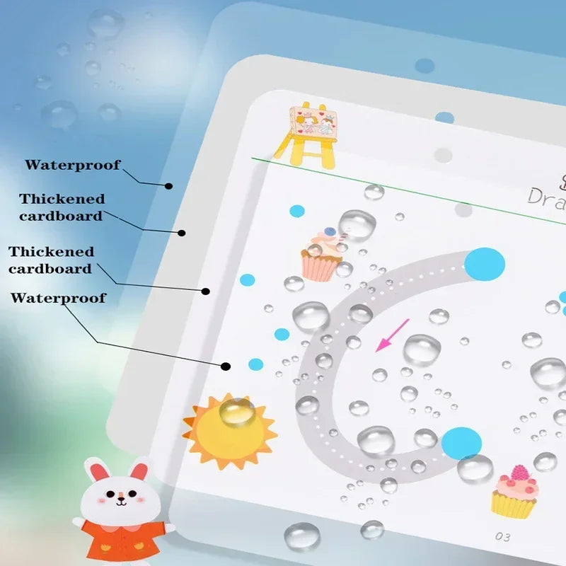 Kids Reusable Magical Tracing Workbook Learning Copybook childrensterritory