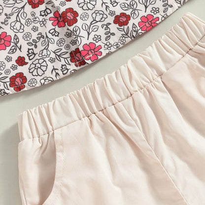 Baby/Kids Boys Floral Shirt and Short Clothing Set childrensterritory
