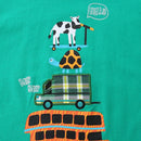 Boys Casual Cartoon Print Summer Clothing Set childrensterritory