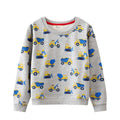 Kids Boys Stars Print Warm Winter Sweatshirts
