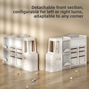Kids Toy Storage Organizer with Three Cabinets and Ten Toy Bins