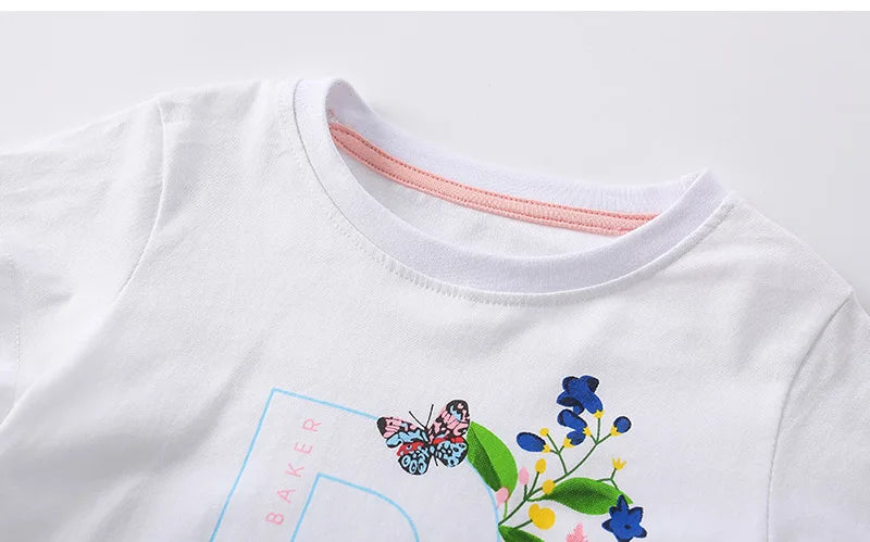 Kids Girls Floral Print Top and Leggings Pants for Summer childrensterritory