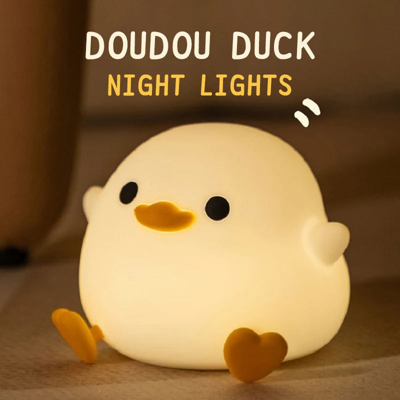 Automatic 1pc Duck Night Light for Kids Room childrensterritory