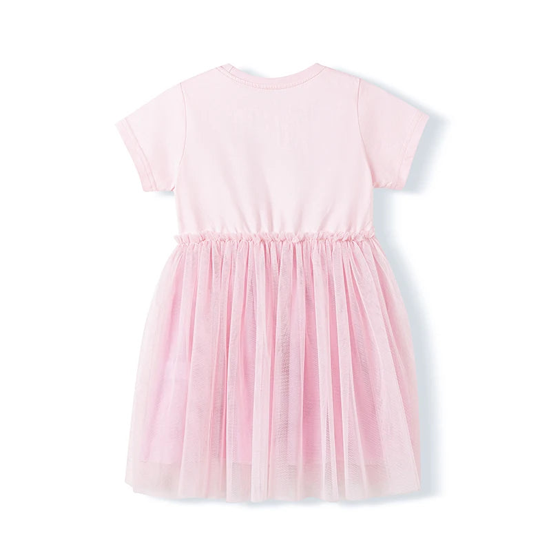 Girls Embroidered Cartoon Design Summer Dresses childrensterritory