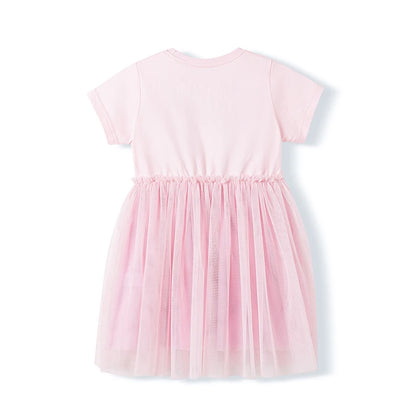 Girls Embroidered Cartoon Design Summer Dresses childrensterritory